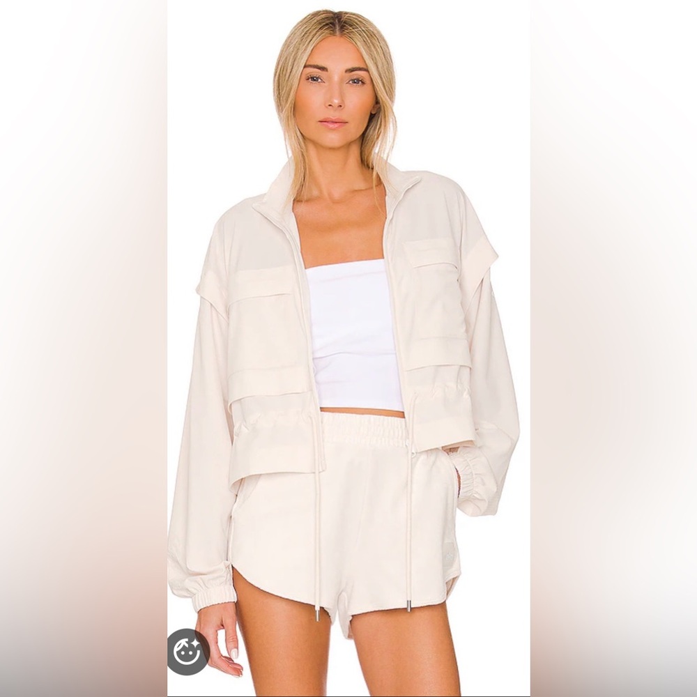 Alo Yoga Ready Set Jacket in Ivory